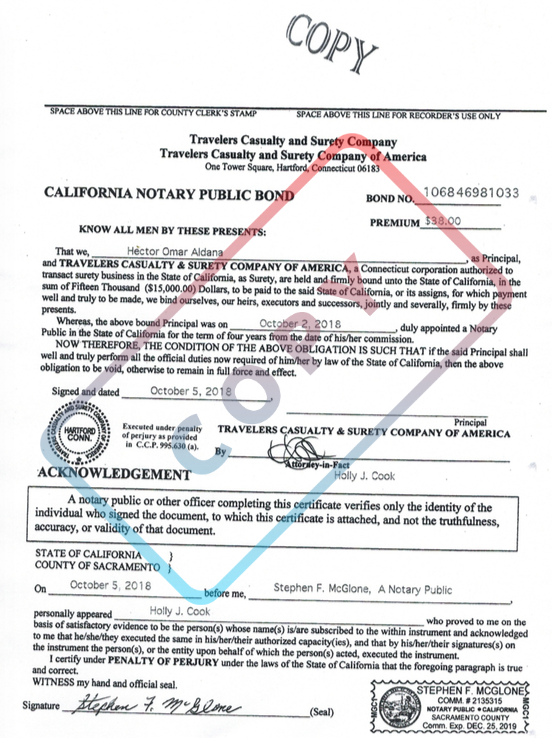 Notary Public License SF San Francisco